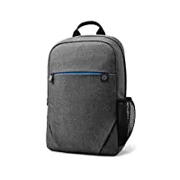 hp prélude sac à dos pour les ordinateurs portables jusqu'à 15,6 "- (tissu résistant à l'eau, poche protectrice rembourrée, ultra-léger), couleur grise