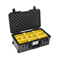 peli 1535 air valise de protection légère et résistante à l'eau et à la poussière ip67, capacité 27, avec kit de séparateurs rembourrés, noir