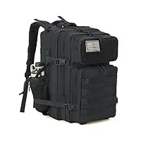 qt&qy sacs à dos tactiques militaires pour hommes sac de jour molle 35l/45l grande capacité sac à dos de fitness sac à dos de randonnée avec porte-bouteille