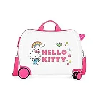 hello kitty you are cute valise pour enfant blanc 50 x 38 x 20 cm rigide abs fermeture à combinaison latérale 34 1,8 kg 4 roues