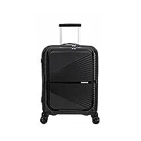 american tourister airconic valise de cabine à 4 roulettes avec poche avant 55 cm noir onyx, noir
