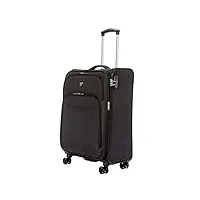 valise cabine souple extensible - lys paris (noir, valise cabine souple extensible)