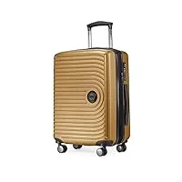 hauptstadtkoffer mitte - bagage à main 55x40x23, tsa, 4 roulettes, valise de voyage, valise rigide, valise à roulettes, valise bagage à main, valise bagage cabine, or d'automne