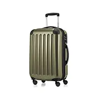 hauptstadtkoffer - alex - bagage à main rigide, valise cabine, 4 roues doubles, 55 cm, 42 litres, avocat