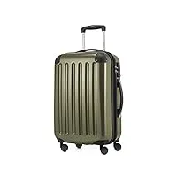 hauptstadtkoffer - alex - bagage à main rigide, valise cabine, 4 roues doubles, tsa, 55 cm, 42 litres, avocat