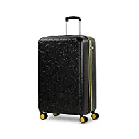 lois - valise grande taille. grande valise rigide 4 roulettes - valise grande taille xxl ultra légère - valise de voyage. combinaison verrouillage 171170, noir