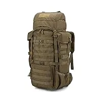 mardingtop 70l sac à dos militaire sac à dos noir grand armée sac à dos adultes molle sac pour randonnée trekking chasse camping voyager