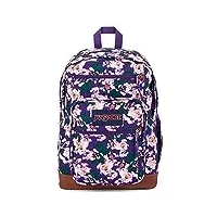 jansport sac à dos cool pour étudiant – sac à dos d'école, de voyage ou de travail avec ordinateur portable de 15 pouces, pétales violets