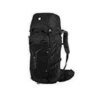 lafuma – access 65+10 – sac à dos mixte pour randonnée, trekking et voyage – volume extensible 65+10 l – noir