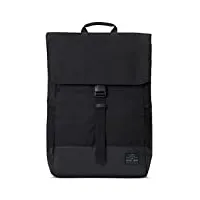 johnny urban sac à dos femme & homme noir - mika - backpack avec compartiment pour laptop - sac fabriqué en pet recyclé avec rembourrage en maille - hydrofuge