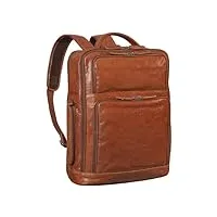 stilord 'jayden' sac à dos d'affaires pour hommes en cuir grand vintage avec compartiment pour ordinateur portable 15 pouces din a4, couleur:maraska - marron