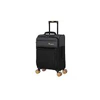it luggage duo-tone 22" softside valise à roulettes 8 roues, Étain/noir, 55,9 cm (22"), duo-tone softside 8 roues pivotantes 55,9 cm