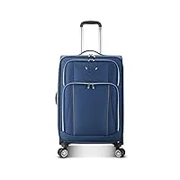 traveler's choice lares softside valise extensible avec roulettes pivotantes, bleu marine, 2 piece luggage set, lares softside valise extensible avec roulettes pivotantes