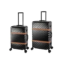 travelhouse paris valise de voyage à roulettes cadre en aluminium grand choix de couleurs (s,m,l,xl), noir , koffer-set (m+l), ensemble de valises