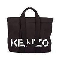 kenzo femme logo cabas nero