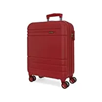 movom galaxy valise de cabine beige 40 x 55 x 20 cm rigide abs fermeture à combinaison latérale 37 l 3,08 kg 4 roues doubles bagages à main