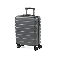jaslen - bagage cabine 55x35x25 et valise cabine 55x35x25, pratiques pour voyages - valise, valise cabine, valise grande taille 171350, gris foncé