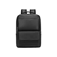 leathario sac à dos ordinateur portable 14 pouces en cuir véritable grande capacité Élégant sac a dos pc portable pour le travail, l'université, les voyages et l'École