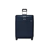 briggs & riley valise extensible à 4 roues, bleu marine, x large 78.7cm, xl