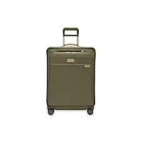 briggs & riley valise extensible à 4 roues, vert olive, medium 66cm, m