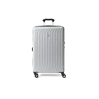 travelpro maxlite air valise 4 roues rigide, ultra-légère, extensible et robuste valise avion, garantie 5 ans, gris, facturacion m (70x44x28 cm.)