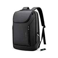bange sac à dos d'affaires intelligent étanche pour ordinateur portable de 15,6" avec port de charge usb, sac à dos de voyage durable, noir (trois pochettes), large, mode