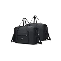 spaher 2x sac 40x20x25 ryanair bagage cabine sac de voyage pliable valise avion sac cabine portable organisateur de sac 20l