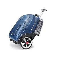 glodiar aoking sac à dos à roulettes avec ordinateur portable 18/20", bleu, 20 inch, sacs à dos de voyage