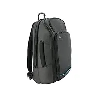 mobilis sac à dos professionnel voyage 48h 30l, bagage à main business compatible ordinateur 14-15.6", sac cabine matière déperlante, multipoches, ergonomique, noir
