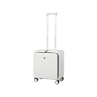 hanke valise de cabine améliorée avec poche avant pour ordinateur portable, carry on 20-inch, bagages de cabine de 20" avec poche avant pour ordinateur portable