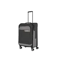 valise de voyage travelite, taille moyenne, durable, 4 roues, viia, chariot à bagages souple en matériau recyclé, serrure tsa, 67 cm, 70-80 litres