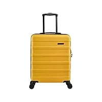 cabin max anode valise cabine 55 x 40 x 20 avec serrure intégrée, légère, coque rigide, 4 roues, convient pour ryanair, easyjet
