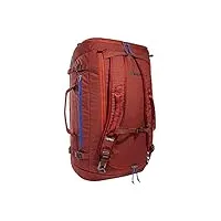 tatonka duffle bag sac de voyage pliable avec fonction sac à dos, verrouillable, petit sac pliable et avec volume de 45 litres, rouge, sac de voyage pliable avec volume de 45 litres