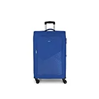 grande valise extensible lisbonne souple avec capacité de 113 l, bleu, valises et trolleys