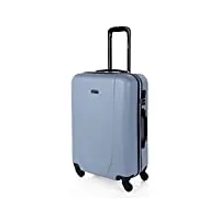 itaca - valise moyenne, valises rigides, valise rigide, valise semaine pour tout voyage, valise soute de luxe 71160, bleu clair