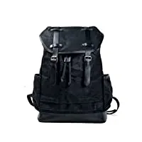 grand sac à dos de voyage en toile rétro pour hommes et femmes sac à dos extérieur personnalité (b taille unique)