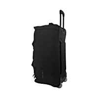 metzelder sac de voyage trolley à roulettes runner valise souple tendance garantie 1 an (noir (black), très grande taille (soute)_83x40x43cm_134l_3,8kg)