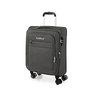 jaslen - valise cabine avion - bagages cabine résistant - petite valise semi rigide - bagage cabine 4 roulettes - valise ultra légère cadenas à combinaison - bagage cabine en matériau eva, anthracite