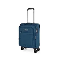 jaslen - valise cabine avion - bagages cabine résistant - petite valise semi rigide - bagage cabine 4 roulettes - valise ultra légère cadenas à combinaison - bagage cabine en matériau eva, bleu