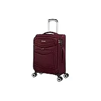 it luggage intrepid softside valise à roulettes extensible 8 roues avec serrure tsa 55,9 cm, rouge foncé, 55,9 cm (22"), intrepid softside valise à roulettes extensible 8 roues avec serrure tsa 55,9