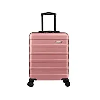 cabin max anode valise 55x40x20 cm bagage à main légère rigide 4 roues5 serrure à combinaison, rose gold, 55 x 40 x 20 cm