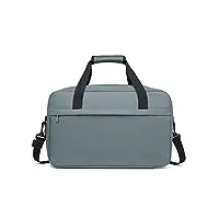 kono sac de voyage 40x20x25cm pliable sac cabine à main léger pour ryanair avec bandoulière 20 litres, gris
