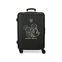disney mickey valise medium noir, noir, valise moyenne