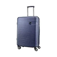 metzelder classic r2.0 valise cabine rigide tendance chic garantie 1 an (bleu, m moyenne soute 69/86l - 67x43x28 4kg)