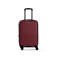 ben sherman derby hereford sunderland spinner valise verticale, bordeaux, 4-wheel 20", bagage vertical de voyage hereford