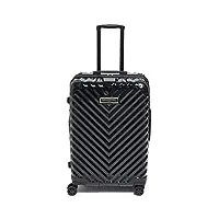 karl lagerfeld paris valise à roulettes rigides pour femme, noir, taille unique, roues pivotantes pour valise rigide