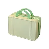 valise, bagages, petite trousse de maquillage vintage légère, facile à transporter, g, vintage