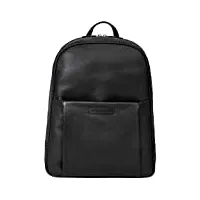 stilord 'etienne' grand sac à dos pour ordinateur portable 15,4 pouces en cuir sac à dos d'affaires pour femmes sac dos pour hommes, couleur:noir