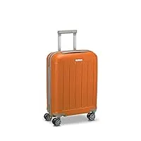 modo by roncato md2 trolley cabine rigide 4 roues avec tsa, orange, bagaglio a mano, valise rigide avec roulettes pivotantes