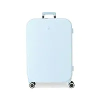valise enso annie medium turquoise 48x70x28 cm abs rigide fermeture tsa intégrée 79l 4.32 kg 4 roulettes doubles